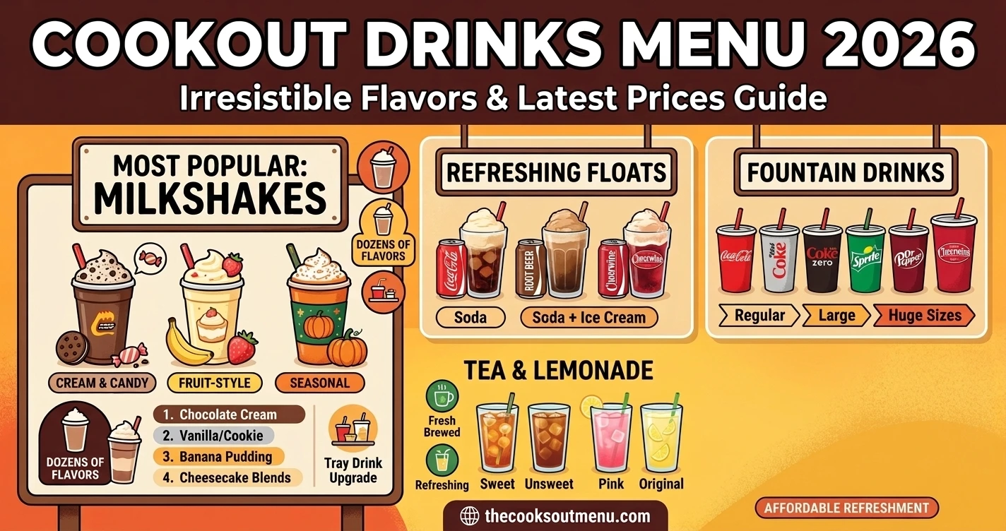 Cookout Drinks Menu