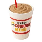 Cookout Snickers Shake